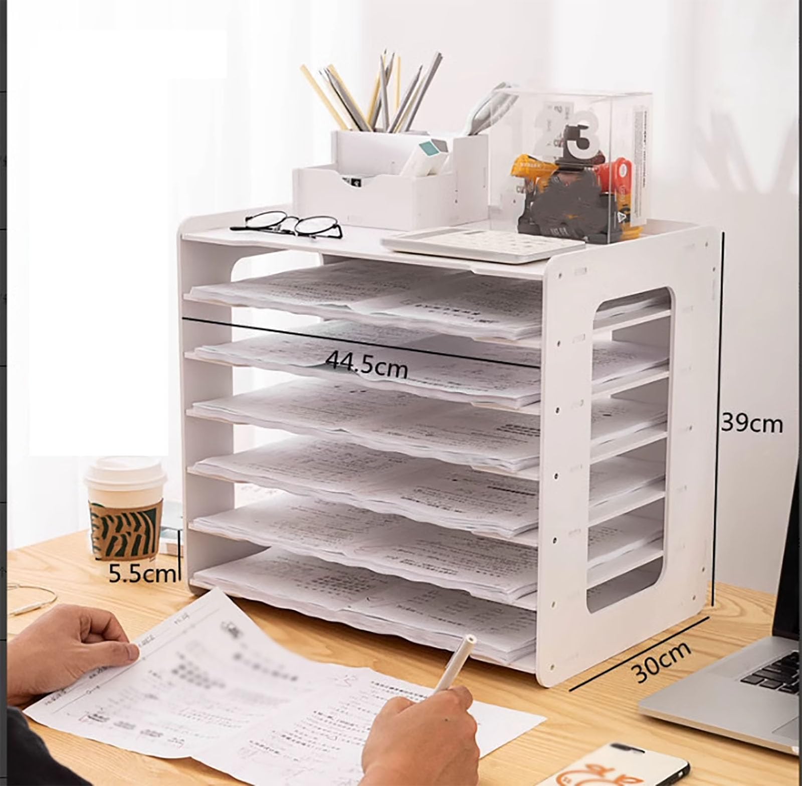 Amazon | 書類 a3 ラック レターケース a3 横型 7段 書類トレーa3 横型